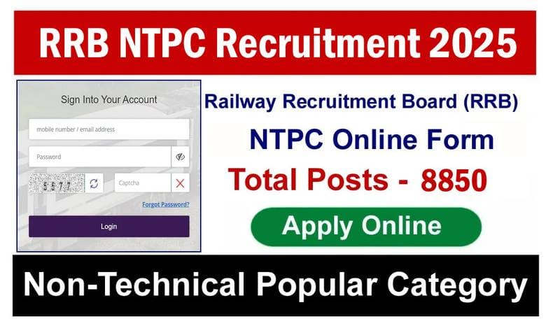 Indian Railway Bharti 2025, RRB NTPC Jobs Marathi