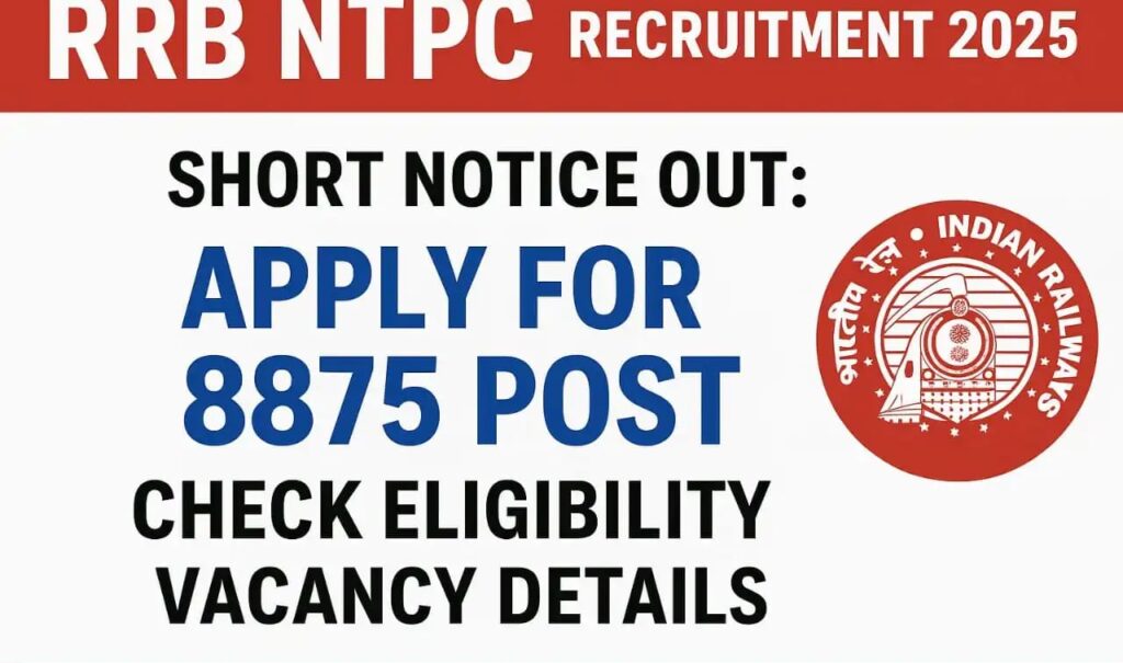 Indian Railway Bharti 2025, RRB NTPC Jobs Marathi